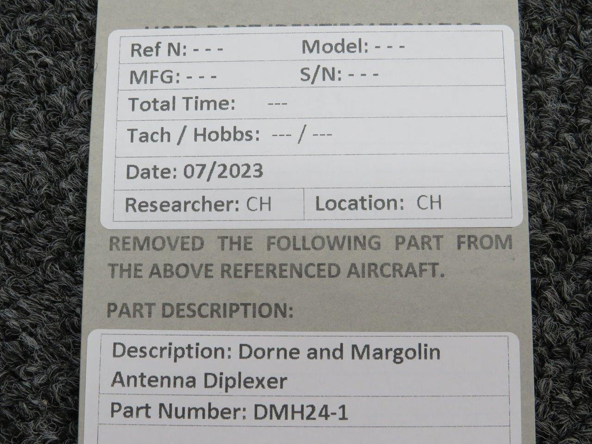 Dorne and Margolin DMH24-1 Dorne and Margolin. Antenna Diplexer