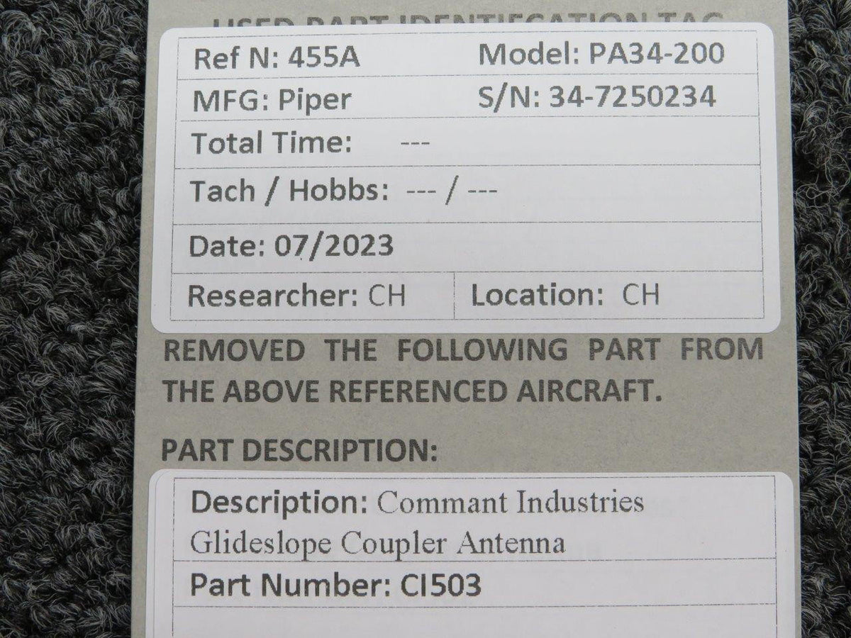 Comant Industries CI503 Commant Industries Glideslope Coupler-Antenna