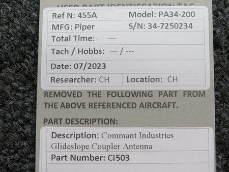 Comant Industries CI503 Commant Industries Glideslope Coupler-Antenna