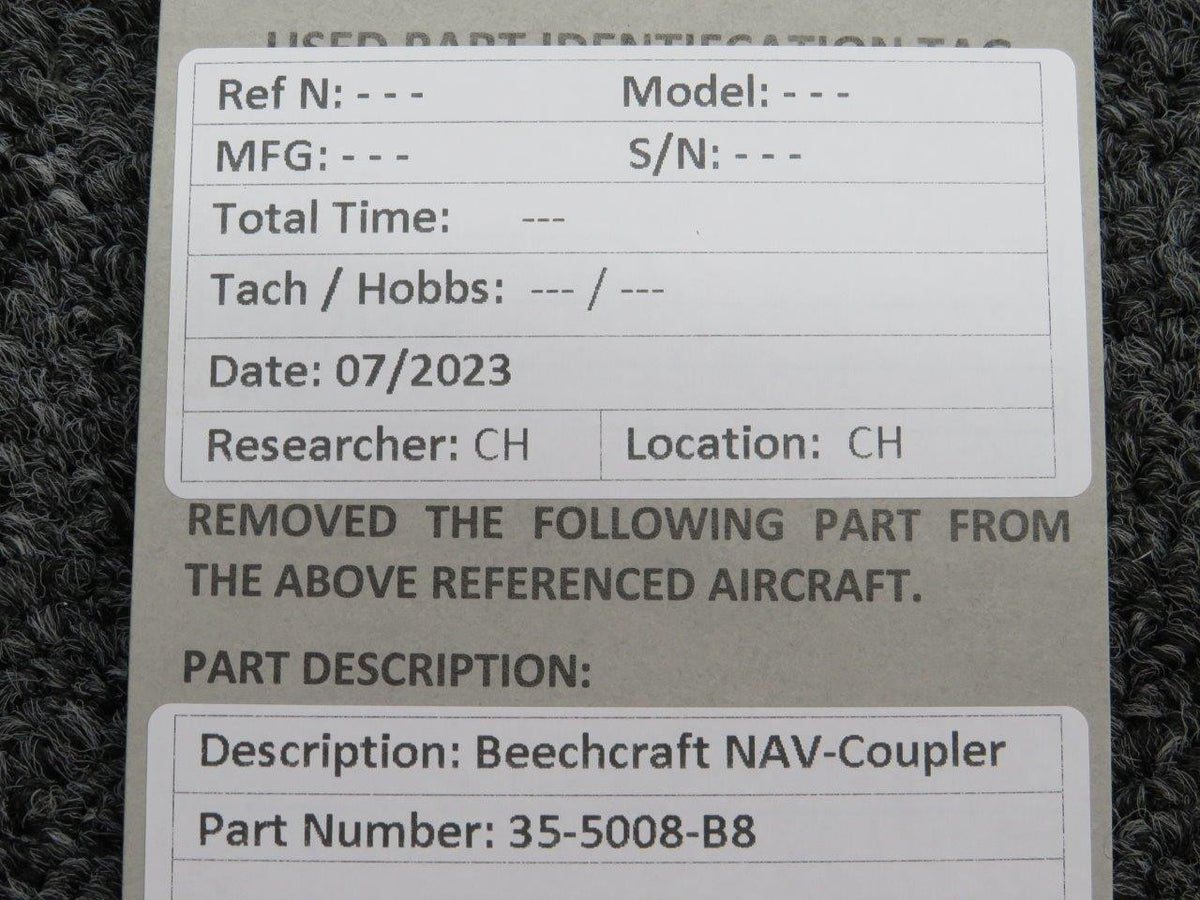 Beechcraft Parts 35-5008-B8 Beechcraft NAV-Coupler