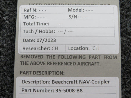 Beechcraft Parts 35-5008-B8 Beechcraft NAV-Coupler