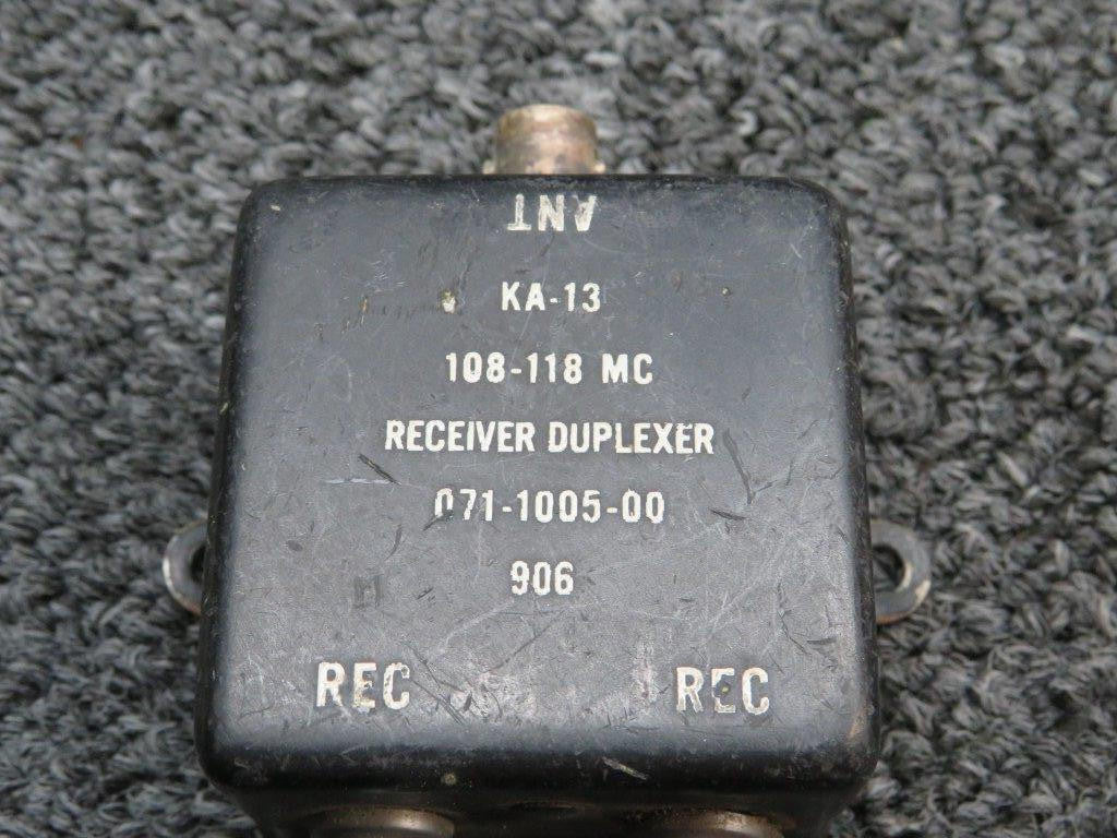 Bendix King 071-1005-00 (Alt: KA-13) Bendix-King Receiver Duplexer