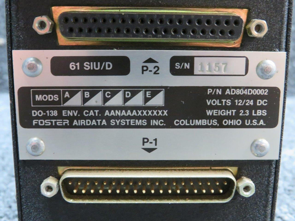 Foster AD804D0002 Foster 61 SIU-Delta System Interface Unit