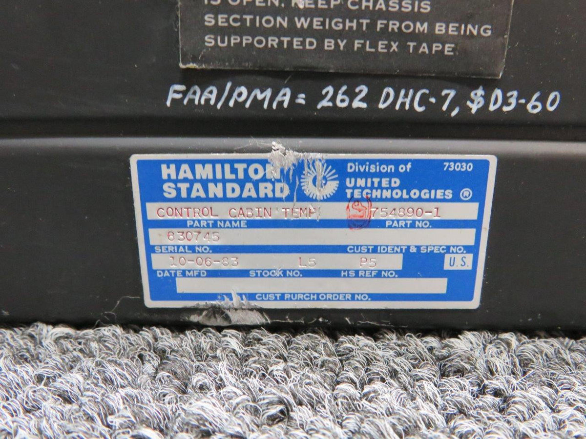 Hamilton 754890-1 Hamilton Cabin Temperature Control