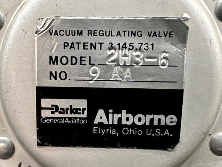 Airborne 2H3-6 Airborne Vacuum Regulating Valve