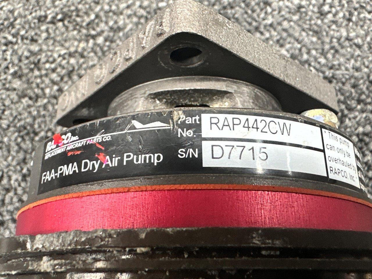 Rapco RAP442CW Continental TSIO-520-BE Rapco Dry Air Pump (Prop Struck) (Core)