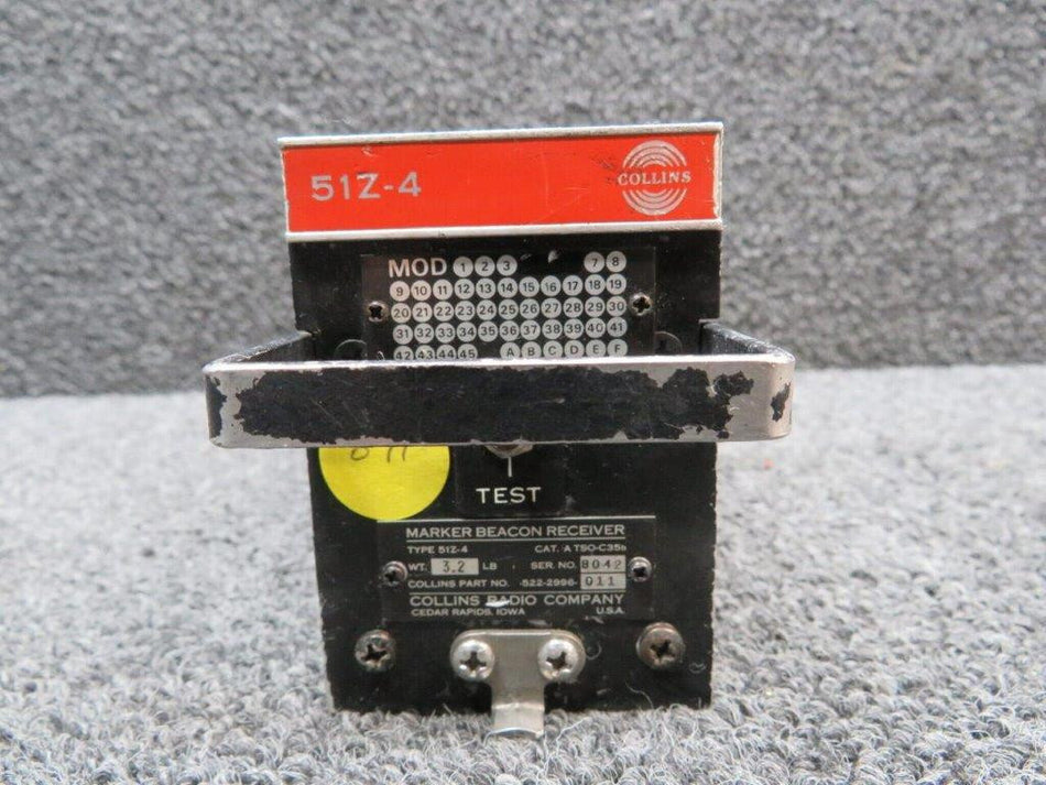 522-2996-011 Collins Radio 51Z-4 Marker Beacon Receiver with Mods