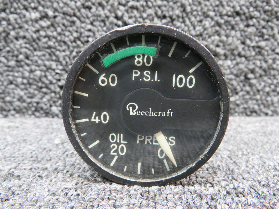 217A-100K-D6 Edison Oil Pressure Indicator (0-100 PSI) (Volts: 26)