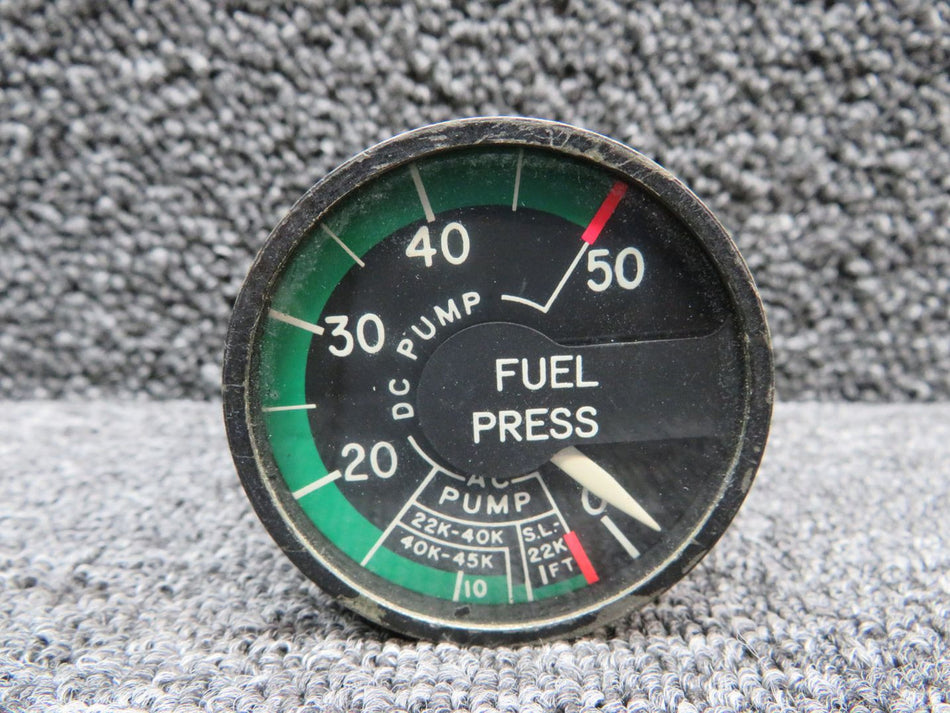 217-04211 (Alt: 3883020-503) Edison Fuel Pressure Indicator (0-50 PSI) (26V)
