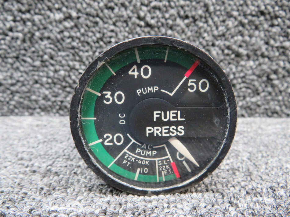 217A-50K-D2 (Alt: 3883020-501) Edison Fuel Pressure Indicator (0-50 PSI) (26V)
