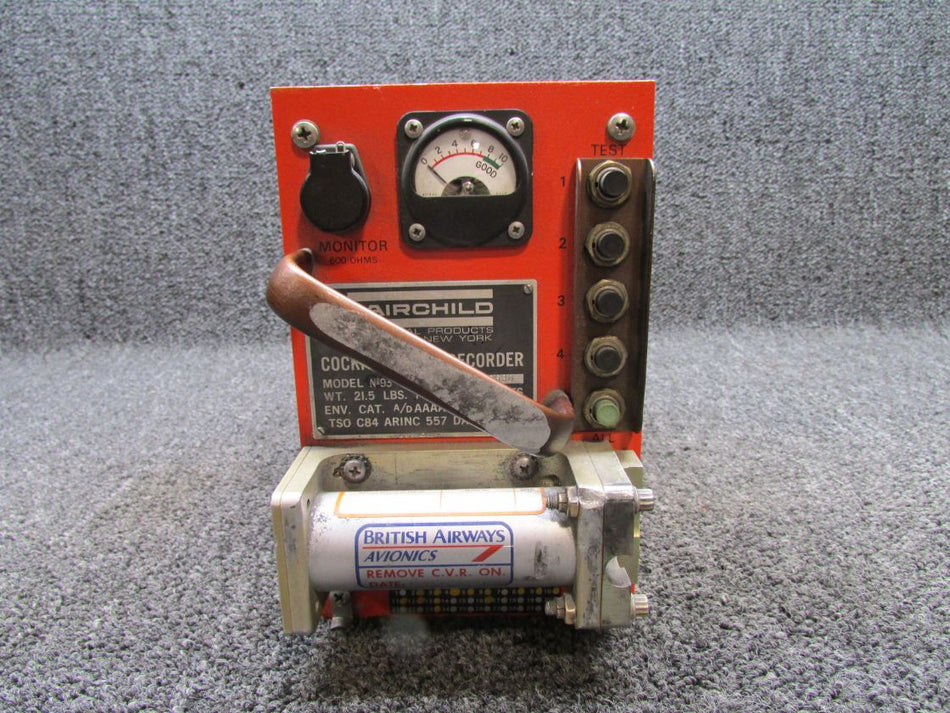 93-A100-30 Fairchild A100-30 Flight Recorder with Mods and Beacon