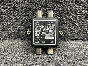 261C1286-1 (Alt: S-2473-1) Beechcraft E-55 Antenna Coupler VOR and Glideslope