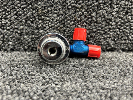 Beechcraft Parts 23599-01 (Use: 23599-11) Beechcraft E-55 Oxygen Outlet Assembly (Curved)