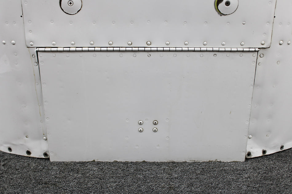 96-910011-224 Beech E-55 Lower Cowling RH with Cowl Flap and Nose Bug