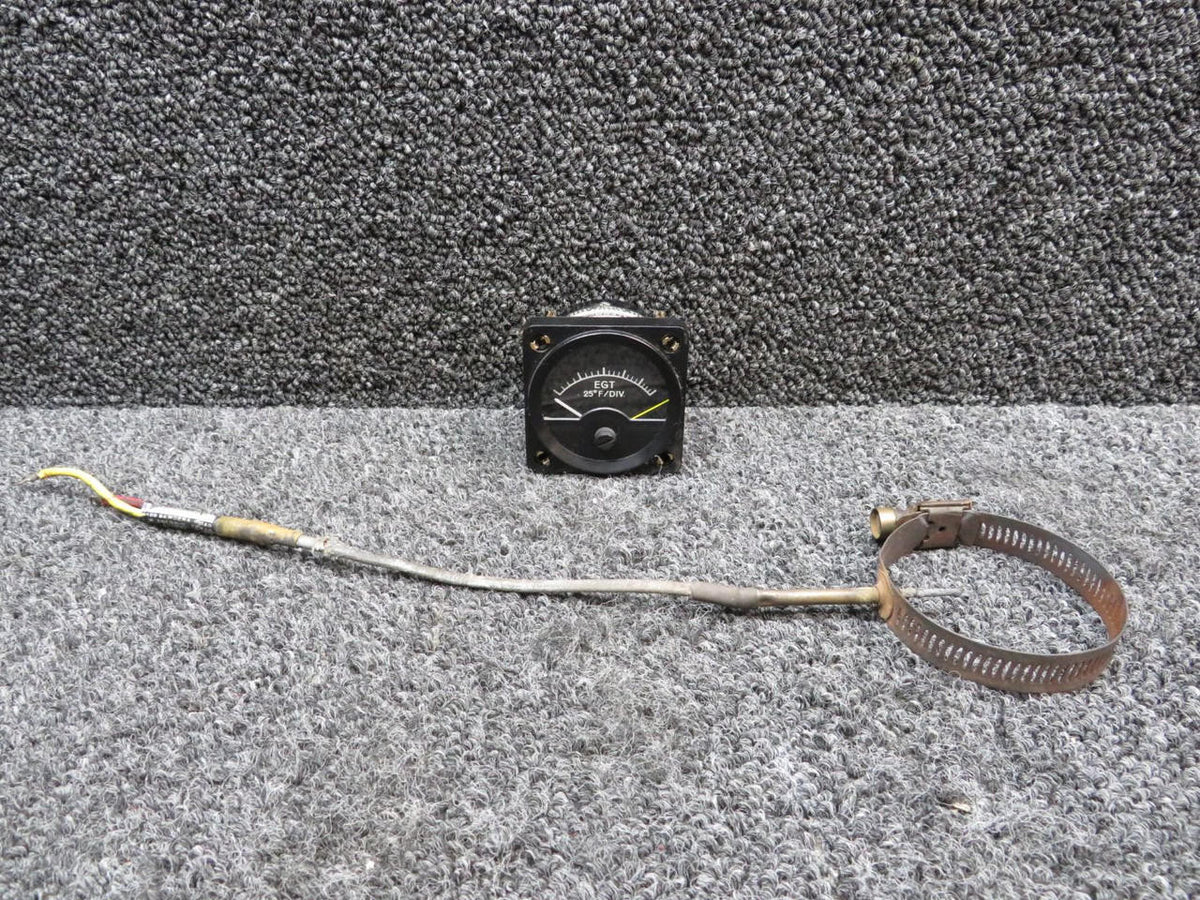 Alcor 202A-7AY, 01-005-1A36 Alcor Exhaust Gas Temperature Indicator with Probe