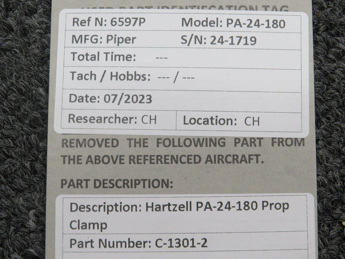 Hartzell C-1301-2 Hartzell Propeller Clamp Assembly
