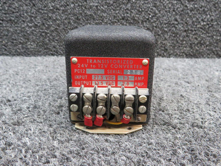Does Not Apply PC12 Transistorized Voltage Reducer (24v to 12v)