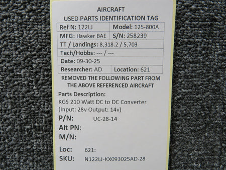 N122LJ-KX093025AD-28JL