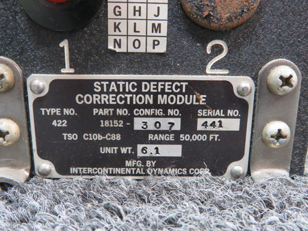 Intercontinental 18152-307 Intercontinental Static Defect Correction Module