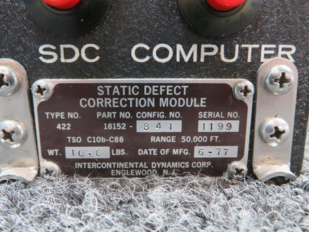Intercontinental 18152-841 Intercontinental Static Defect Correction Module w Mods