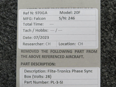 Flite-Tronics PL-3-SI Flite-Tronics Phase Sync Box (Volts: 28)