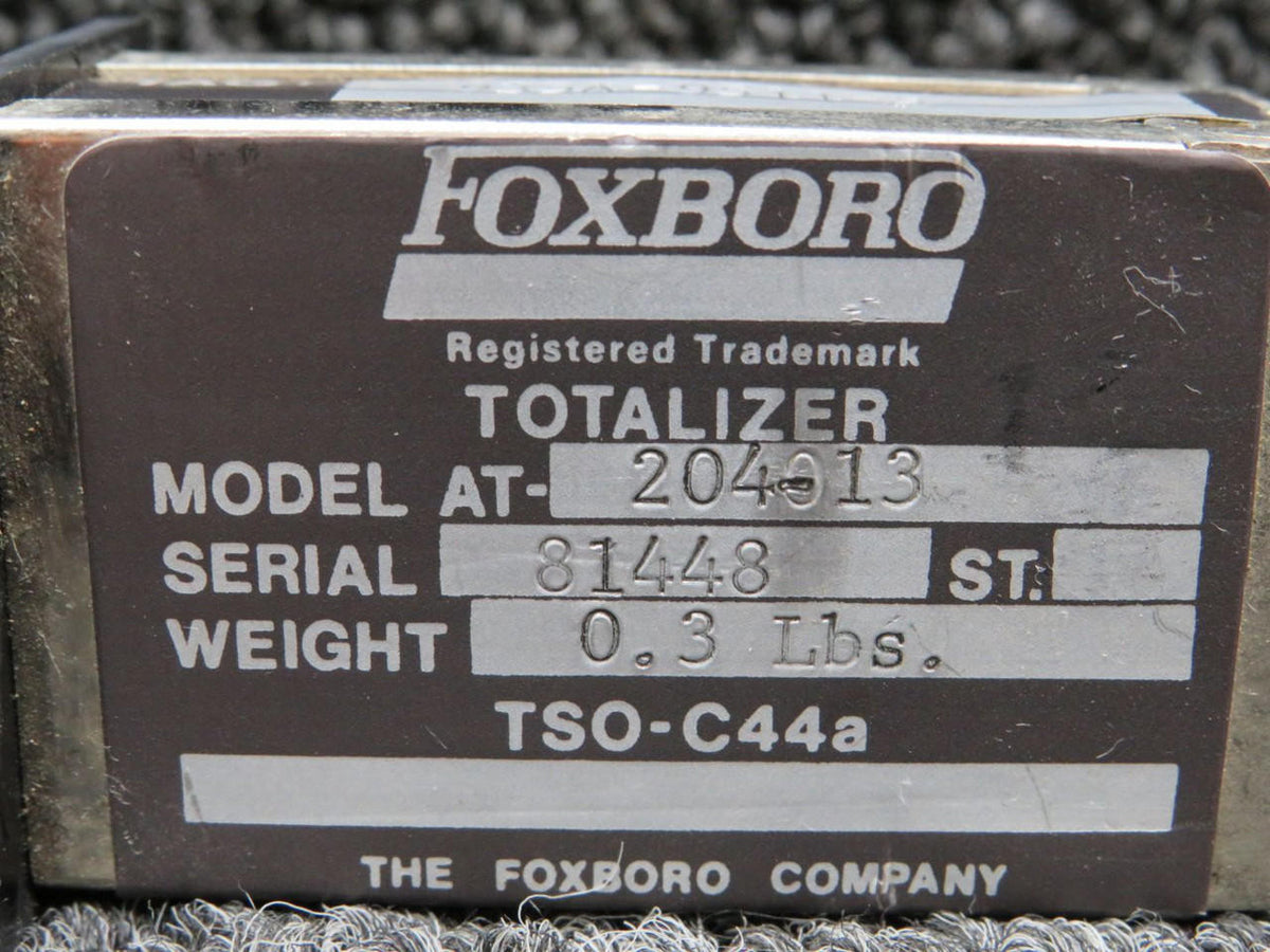 Foxboro AT-204-13 Foxboro Fuel Totalizer Indicator (Grey)