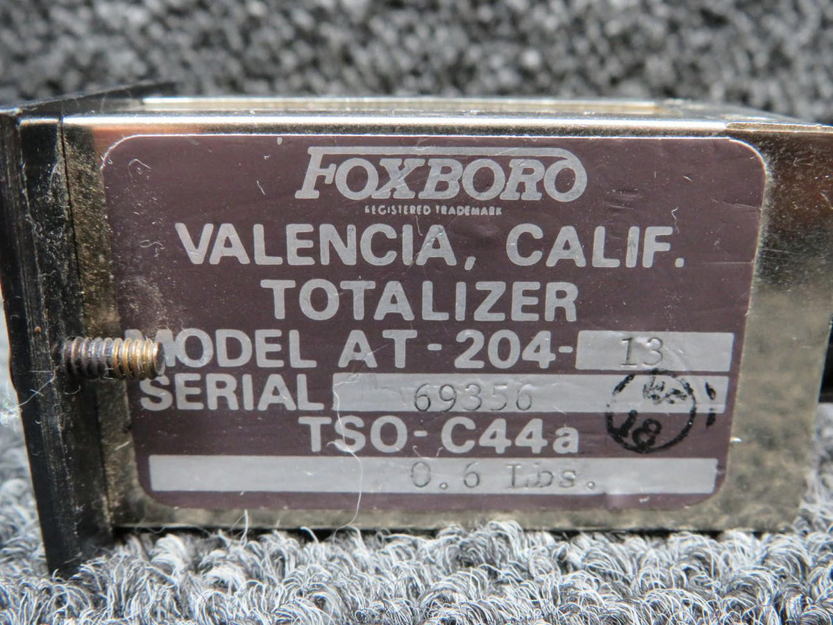 Foxboro AT-204-13 Foxboro Fuel Totalizer Indicator (Black)