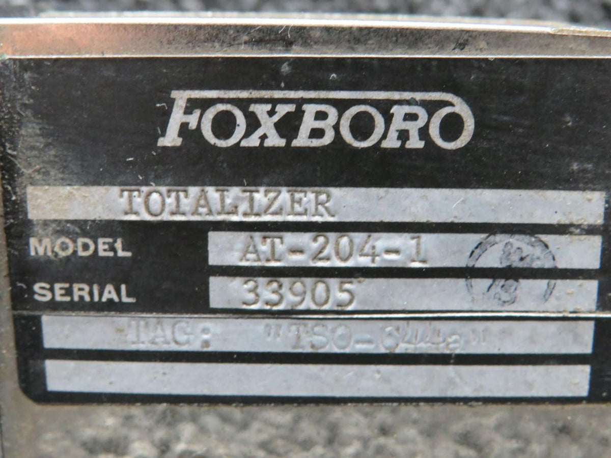 Foxboro AT-204-1 Foxboro Fuel Totalizer Indicator