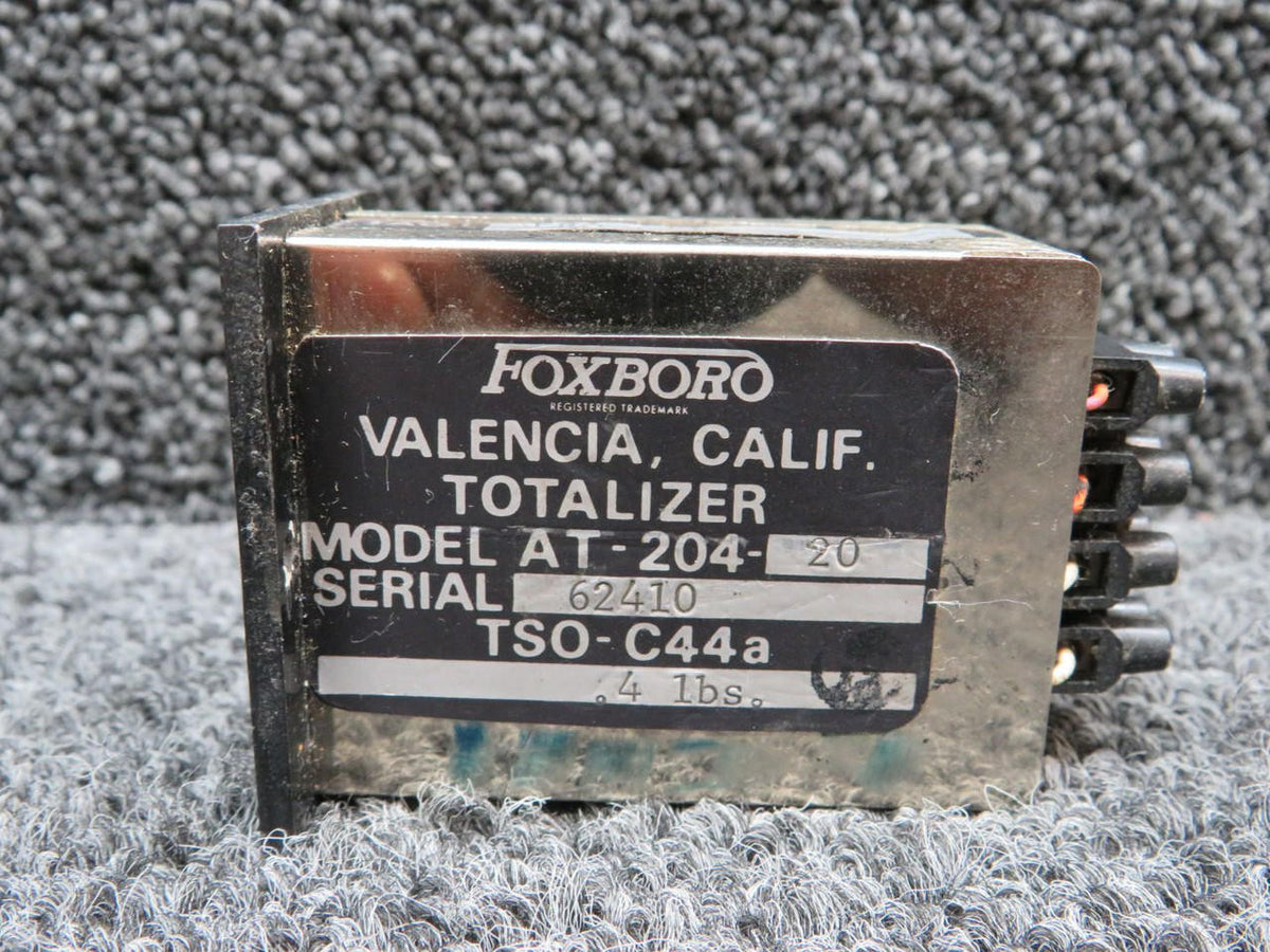 Foxboro AT-204-20 Foxboro Fuel Totalizer Indicator (Missing Glass)
