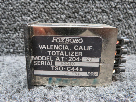Foxboro AT-204-20 Foxboro Fuel Totalizer Indicator (Missing Glass)