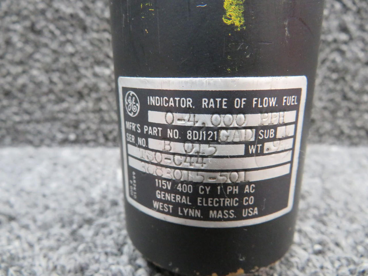 General Electric 8DJ121GAD-1 (Alt: 3883015-501) General Electric Fuel Flow Indicator