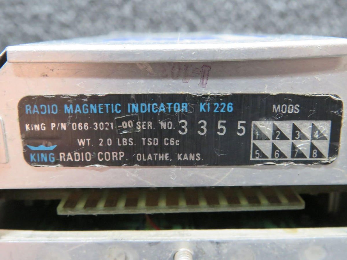 King Radio 066-3021-00 King Radio KI-226 Radio Magnetic Indicator with Modification
