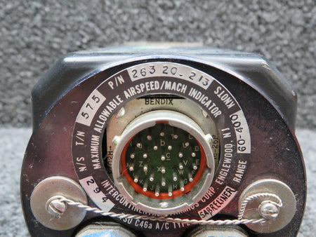 Intercontinental 575-26320-213 Intercontinental Dynamics Max Allowable Airspeed-Mach Indicator