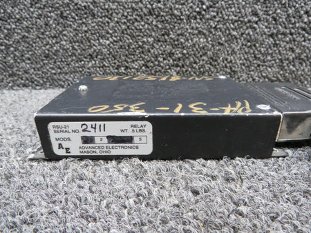 Advanced Electronics RSU-21 Advanced Electronics Relay, Side Mounted Connector with Modifications