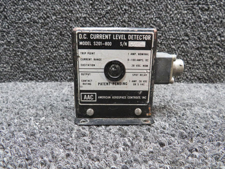 American Aerospace S201-800 American Aerospace Controls DC Current Level Detector (Volts: 28)