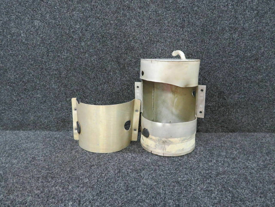 49380-002 Piper PA31T Oxygen Bottle Shroud Assembly (C20) BAS Part Sales | Airplane Parts