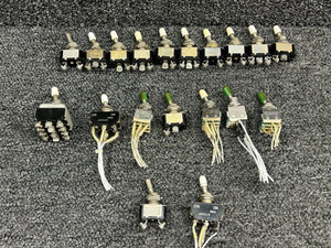 MS35058-23, MS35058-22 Cessna Citation 550 Two Position Toggle Switch Set