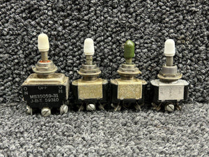 MS35059-31, MS35058-27 Cessna Citation 550 Reset Toggle Switch Set