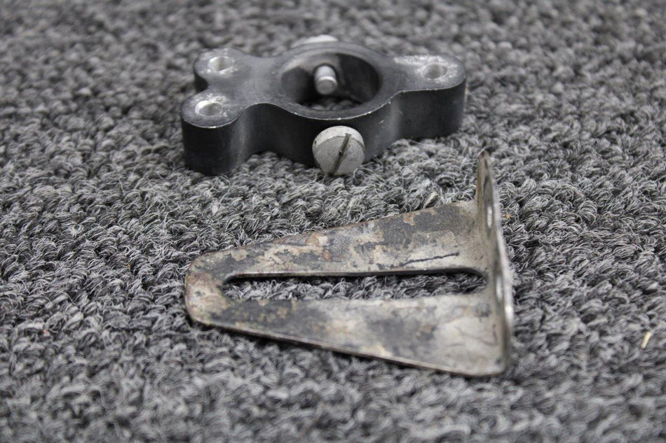 23245-000, 21380-000 Piper PA24-250 Rudder Trim Screw Block and Bracket