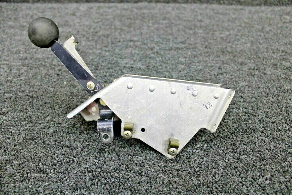 98548-002 / 98546-002 Piper PA32RT-300T Cowl Flap Control Lever Assy W/ Bracket BAS Part Sales | Airplane Parts