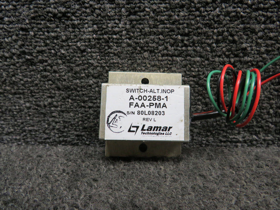 A-00258-1 Lamar Inc Alt Inop Switch Assembly