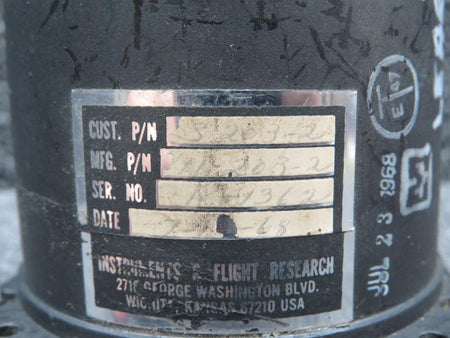 Instruments and Flight Research S203-2 Instrument and Flight Research Rate of Climb Indicator