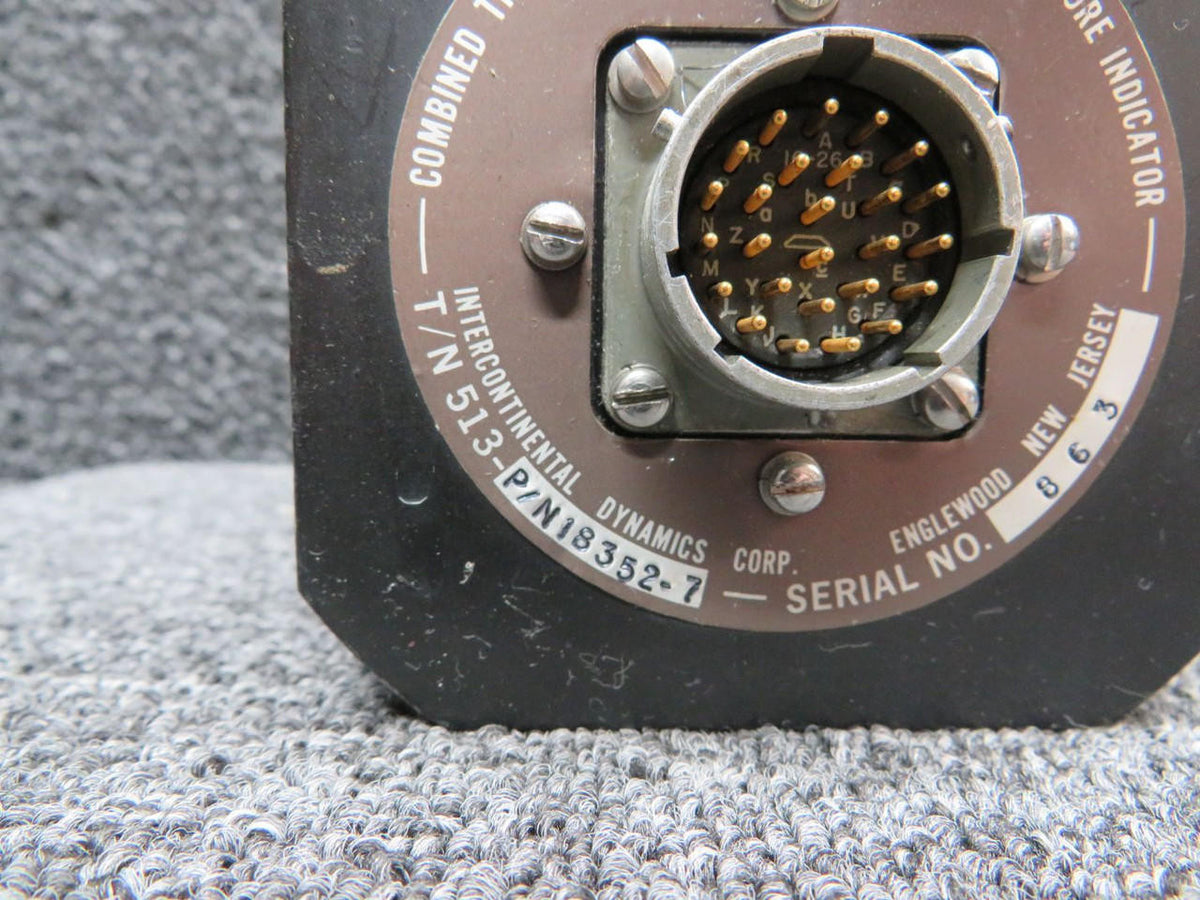 Intercontinental 18352-7 Intercontinental Combined True Airspeed and Static Air Temp Indicator