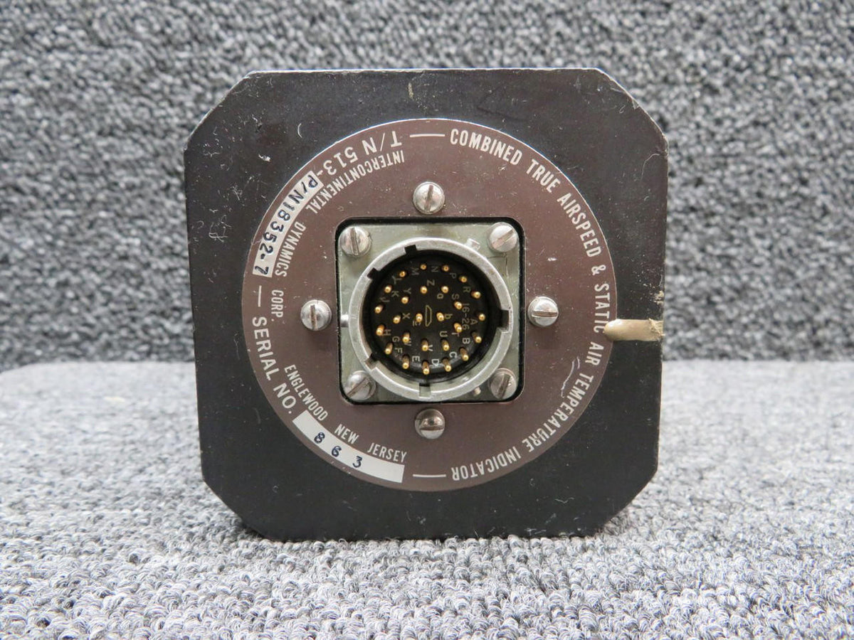 Intercontinental 18352-7 Intercontinental Combined True Airspeed and Static Air Temp Indicator