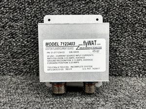 01-0771234-03 Flywat 7123403 Flasher, Current Source Unit (28V)