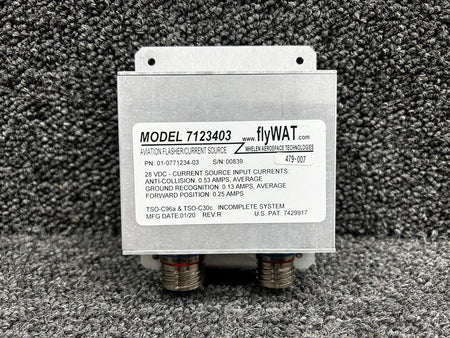 Whelen 01-0771234-03 Whelen 7123403 Flasher, Current Source Unit (Volts: 28)