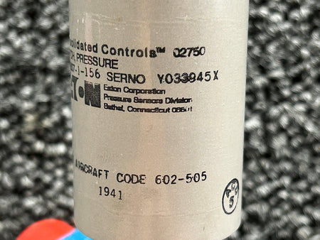 Eaton 6607-1-156 (Alt: 602-505) Eaton Wing Fuel Pressure Switch