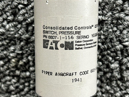 Eaton 6607-1-156 (Alt: 602-505) Eaton Wing Fuel Pressure Switch