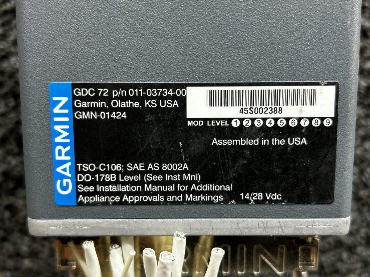 Garmin 011-03734-00 Garmin GDC72 Air Data Computer Unit (Volts: 14-28)