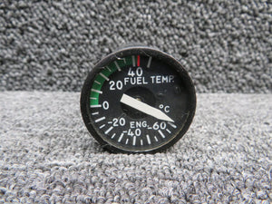 163B109B (Alt: 3883032-503) Lewis Fuel Temp Indicator w Green Face
